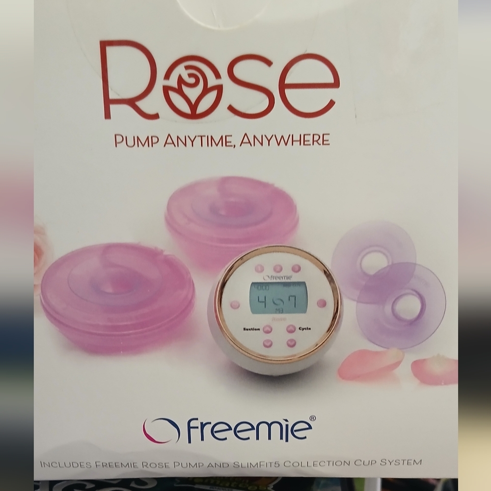 Freemie Rose Pump and Slimfits Collection Cup System